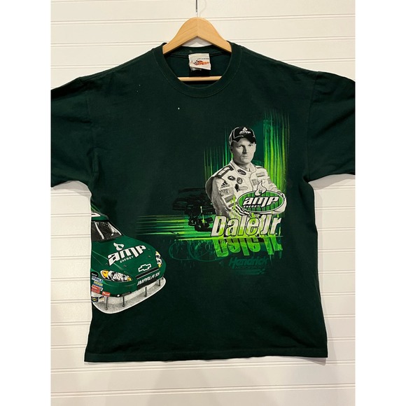 Vintage 90s Dale Earnhardt jr Aop graphic tee - Picture 1 of 7